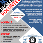 Recruiting flyer with some valuable information. Click to enlarge.