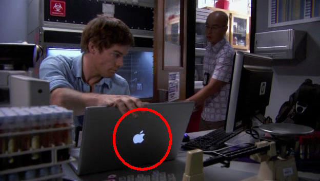 macbook on Dexter
