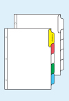 Kleer-Fax 5 Tab Paper Label System