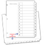 TOC Index, 12 tab white SKU:71012