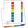 TOC Index, 8 tab colors SKU:71908