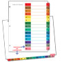 TOC Index, 15 tab colors SKU:71915