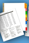 Laser and Inkjet Insertable Indexes