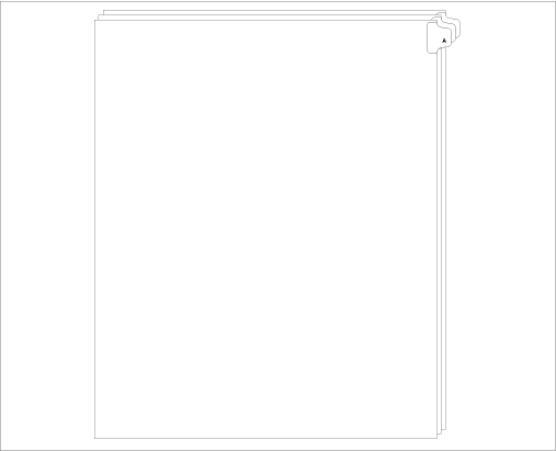 91801 Allstate EDS11A Style Legal Divider Letter Size Side Tab A