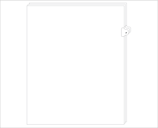 91806 Allstate EDS11F Style Legal Divider Letter Size Side Tab F
