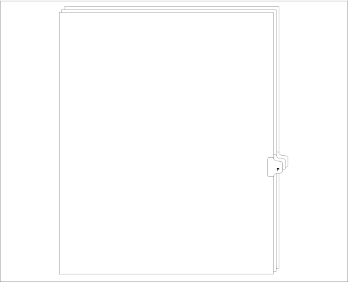 91816 Allstate EDS11P Style Legal Divider Letter Size Side Tab P