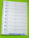 Voice Mail Message Log Book