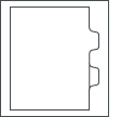 34409 5 Copier Tabs 2 and 4 Unpunched