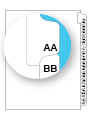 81175 Avery Style Legal Divider Letter Size Side Tab AA-ZZ