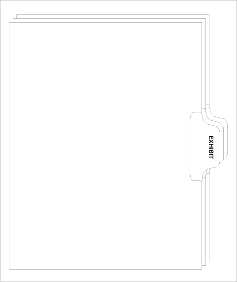 81191 Avery Style Legal Divider Letter Size Side Tab EXHIBIT