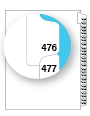 83476 Avery 01349 Style Legal Divider Letter Size Side Tab 476-500