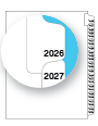 87642 Avery Style Legal Divider Letter Size Side Tab 2026-2050