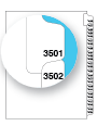 87701 Avery Style Legal Divider Letter Size Side Tab 3501-3525