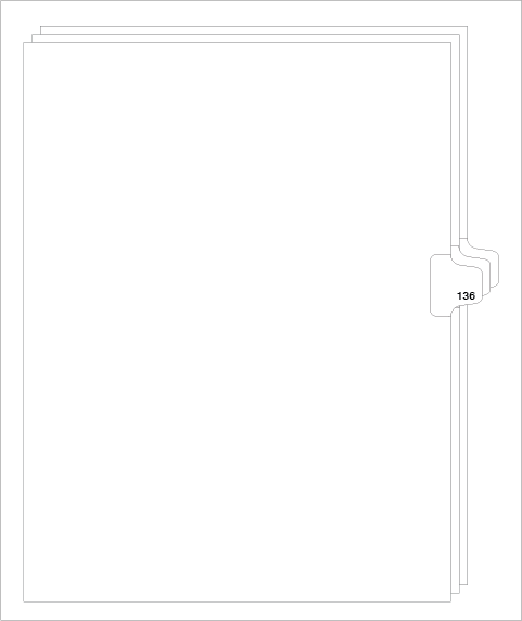 88136 Avery 82352 Style Legal Divider Letter Size Side Tab 136