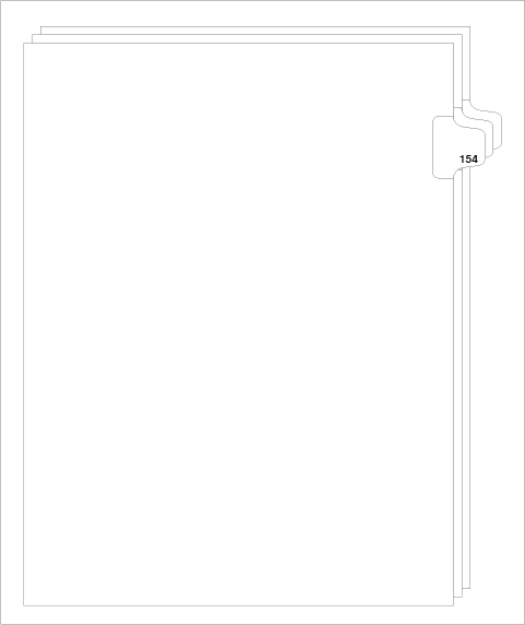 88154 Avery 82370 Style Legal Divider Letter Size Side Tab 154