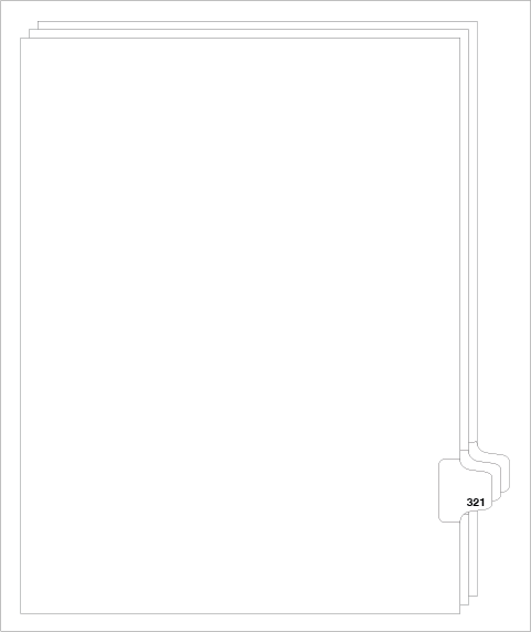 88321 Avery Style Legal Divider Letter Size Side Tab 321