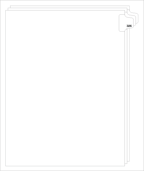 88326 Avery Style Legal Divider Letter Size Side Tab 326