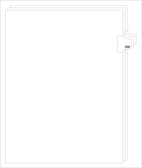 88330 Avery Style Legal Divider Letter Size Side Tab 330