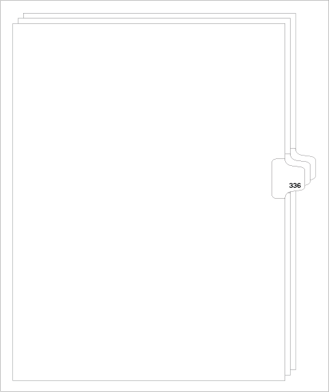 88336 Avery Style Legal Divider Letter Size Side Tab 336