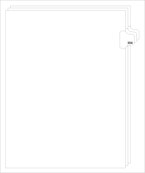 88354 Avery Style Legal Divider Letter Size Side Tab 354
