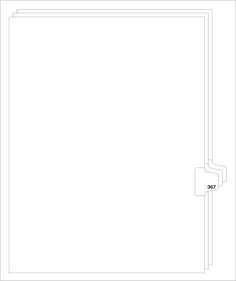 88367 Avery Style Legal Divider Letter Size Side Tab 367