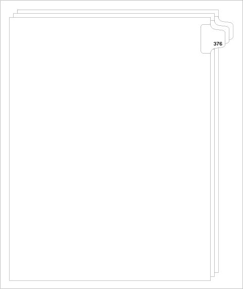 88376 Avery Style Legal Divider Letter Size Side Tab 376