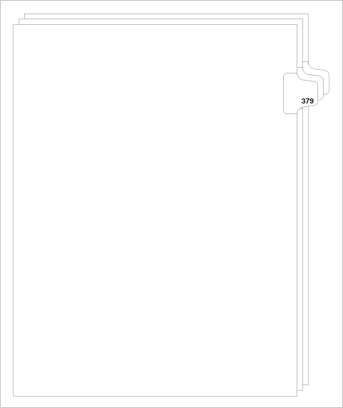 88379 Avery Style Legal Divider Letter Size Side Tab 379