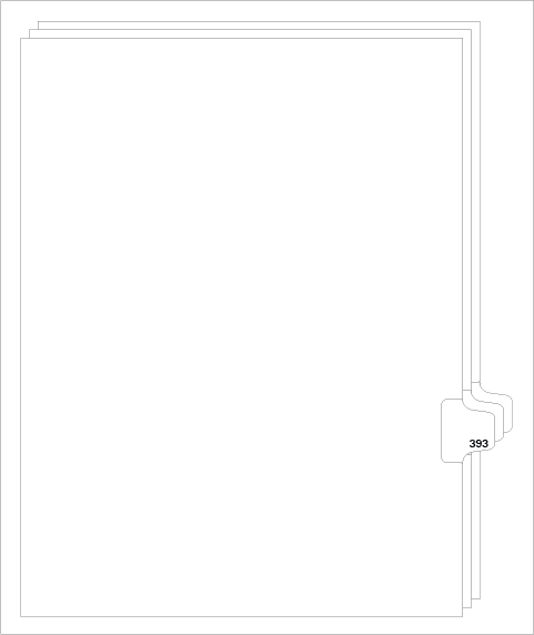 88393 Avery Style Legal Divider Letter Size Side Tab 393