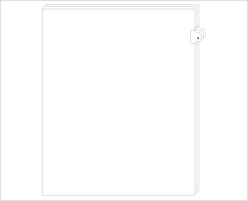 91804 Allstate EDS11D Style Legal Divider Letter Size Side Tab D