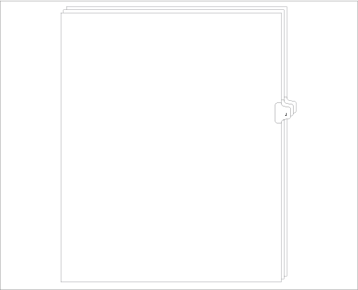 91810 Allstate EDS11J Style Legal Divider Letter Size Side Tab J