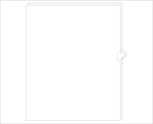 91812 Allstate EDS11L Style Legal Divider Letter Size Side Tab L