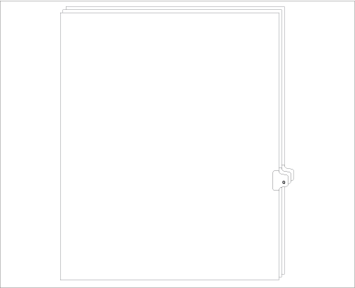 91817 Allstate EDS11Q Style Legal Divider Letter Size Side Tab Q